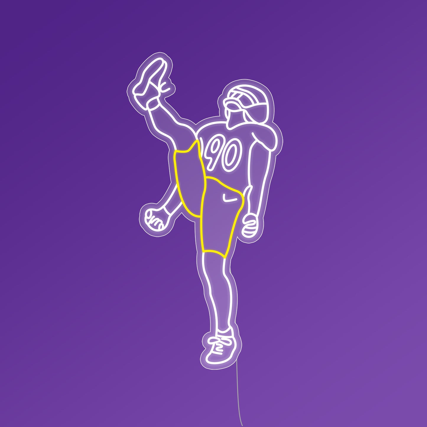 NFL Player Neon Sign