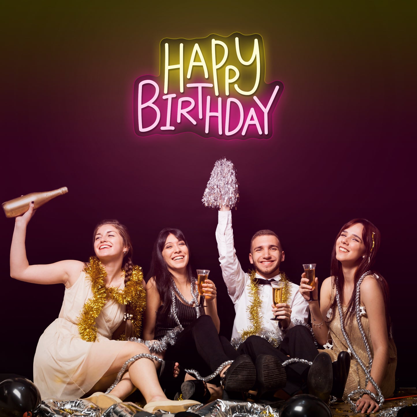 Happy Birthday Neon Sign for Child