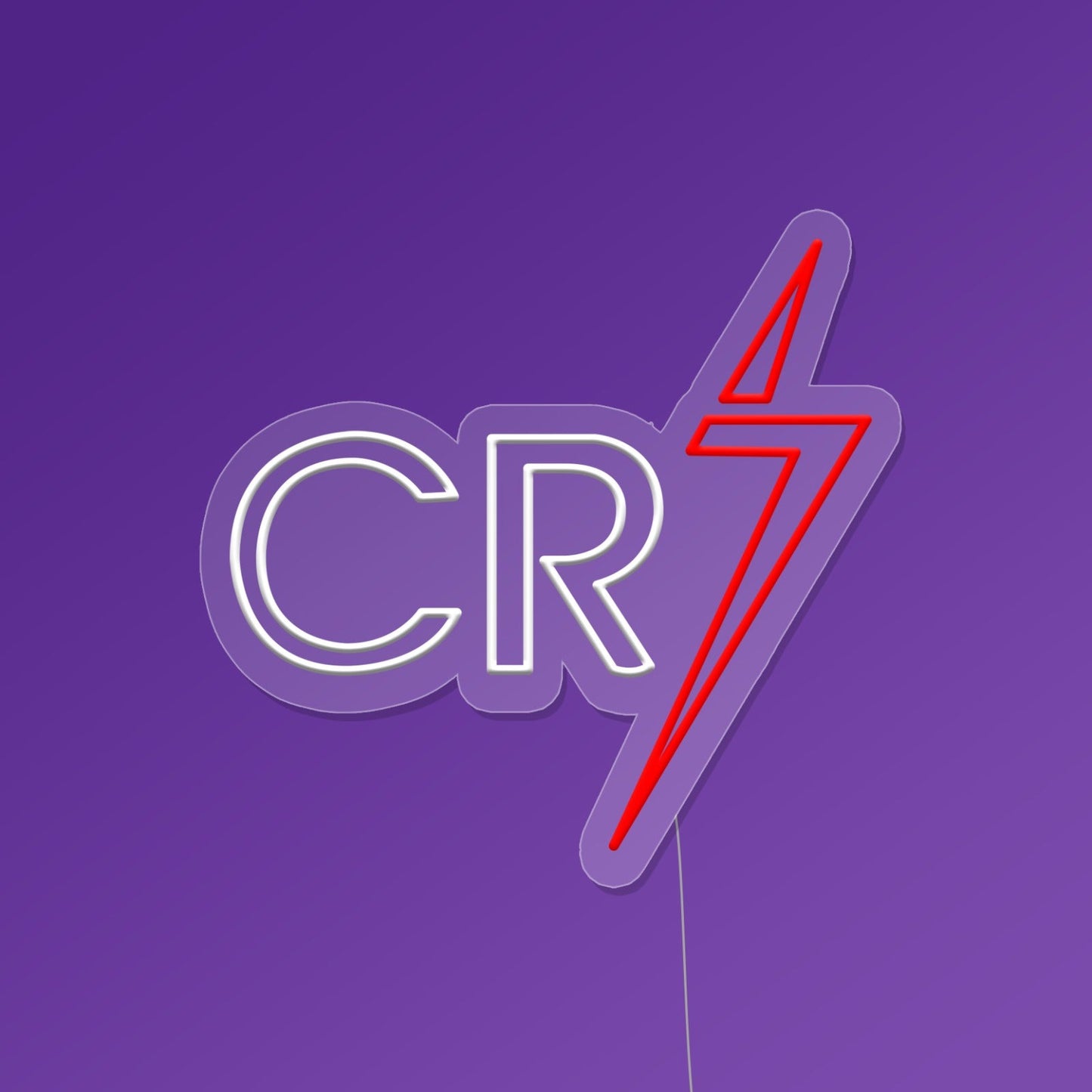 cr7 neon sign