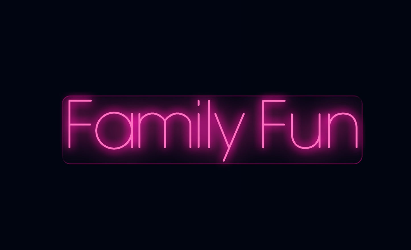Family Fun - No Losers - (2 Custom Sign)