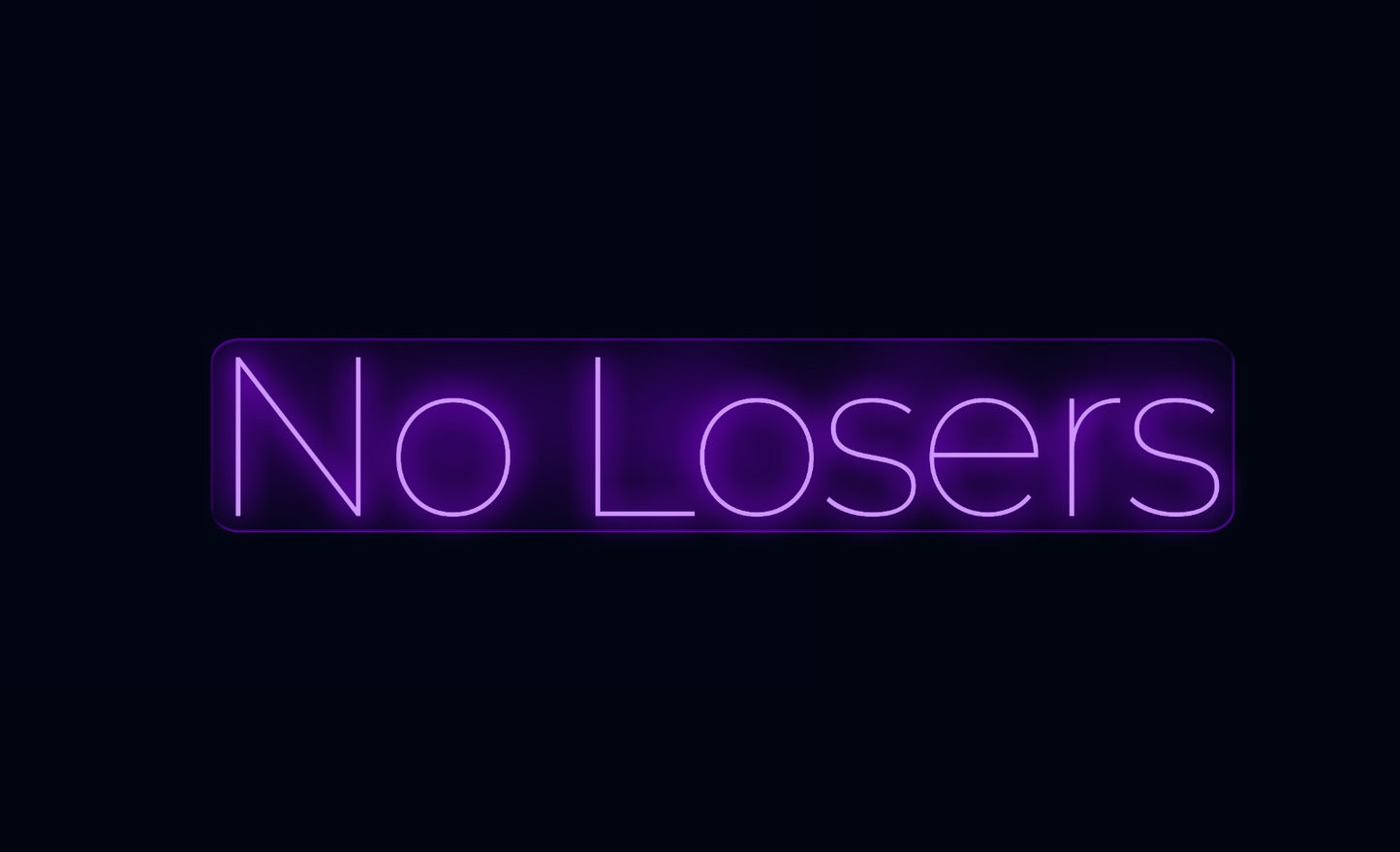 Family Fun - No Losers - (2 Custom Sign)