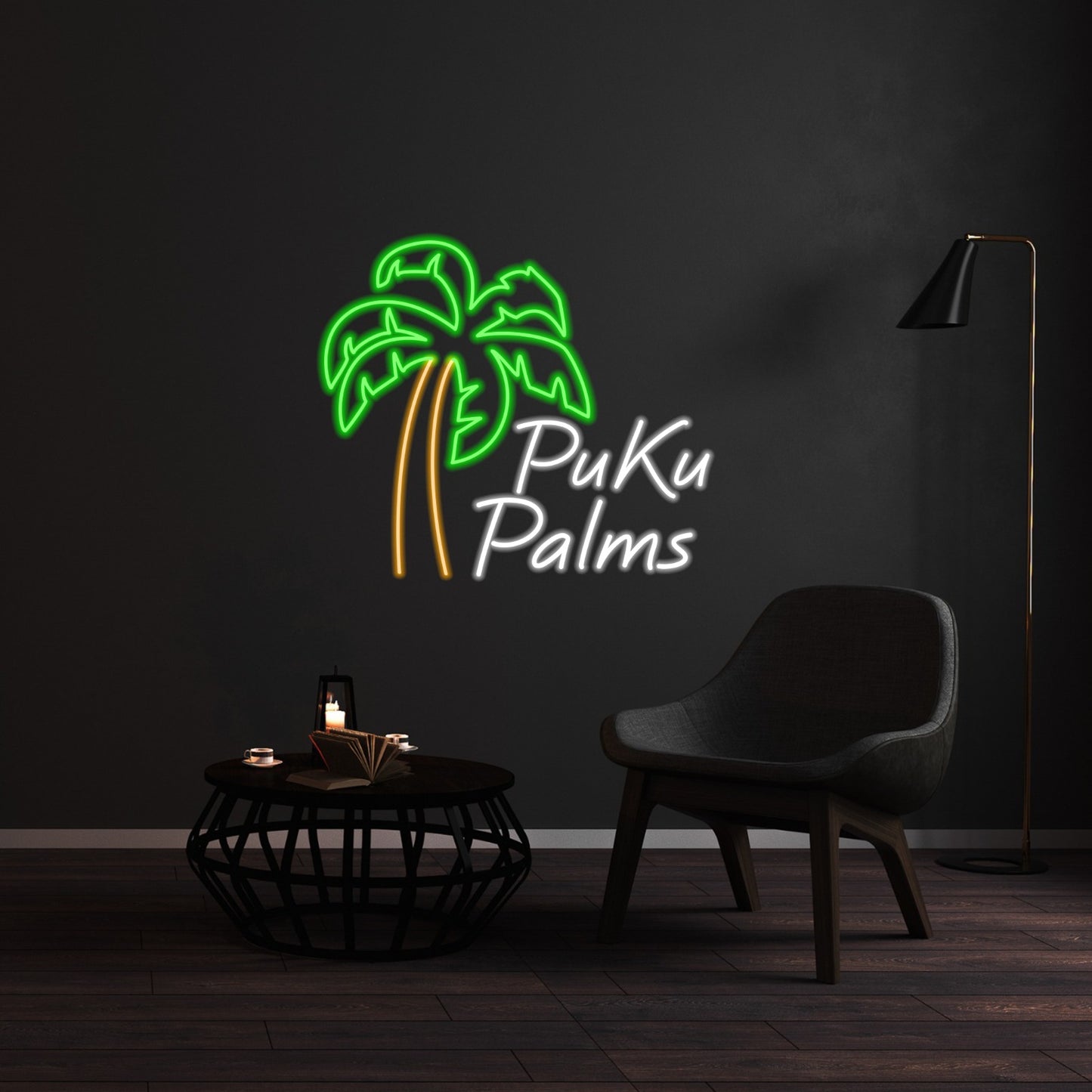 Pu Ku Palms custom signs