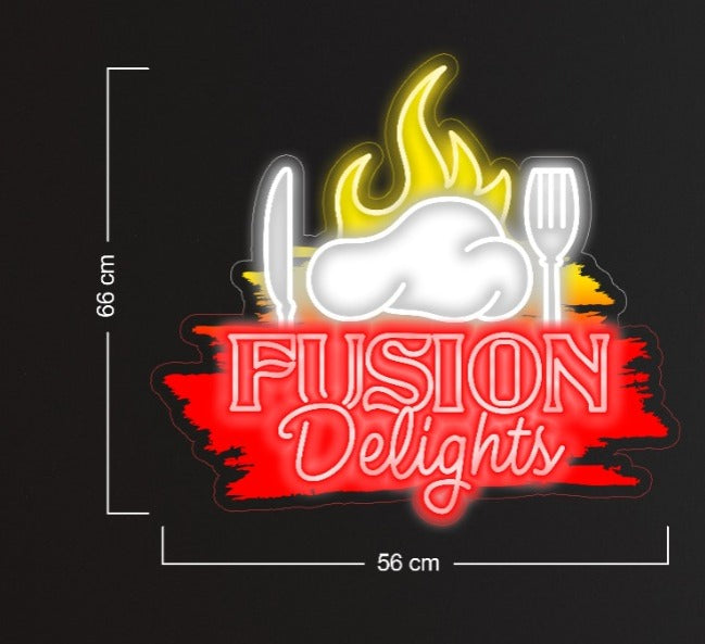 Fusion Delight custom signs