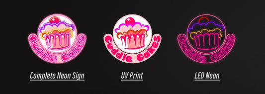 Cuddle Cakes custom sign