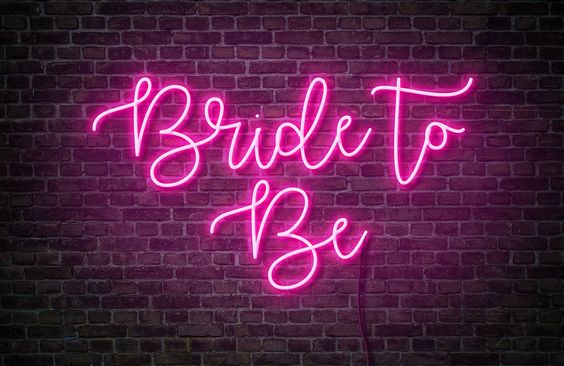 Bride To Be Pink Neon