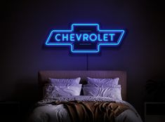 Chevrolet neon sign