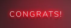 Congrats Sign