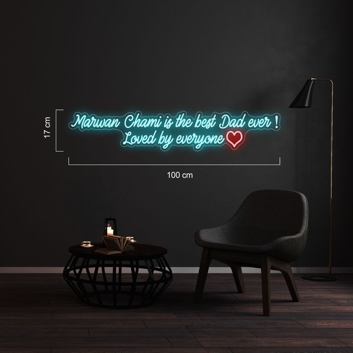 Customised Neon Sign Quote