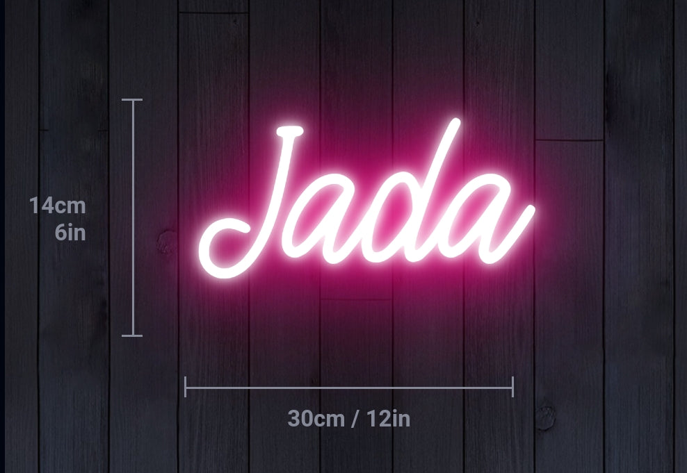 jada neon sign