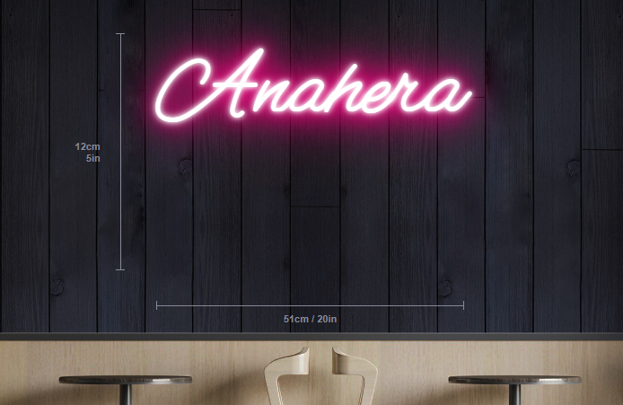 Custom Neon sign Anahera
