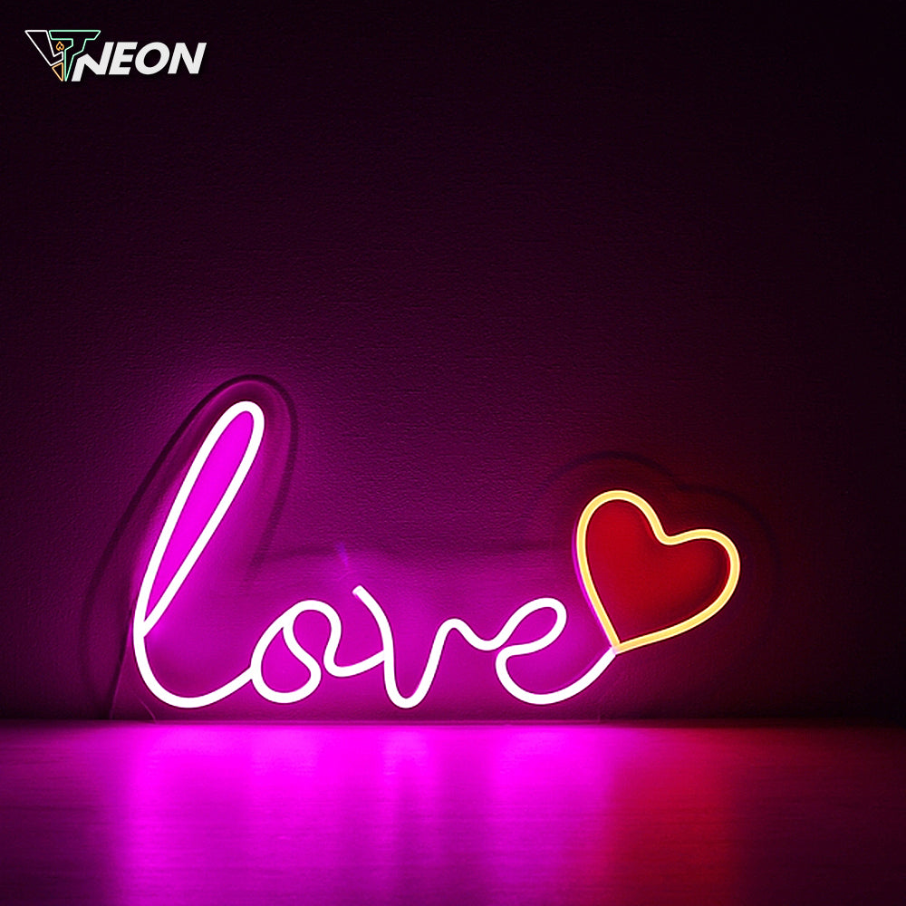 love neon sign