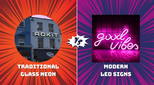 glass neon vs lead neon signs