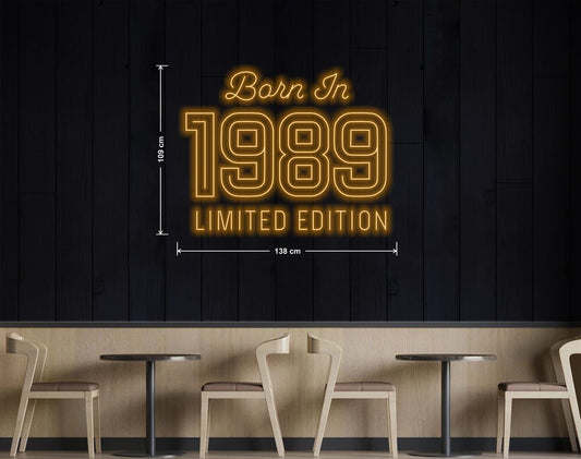 Custom Neon Sign 1989