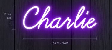 Charlie Custom Sign