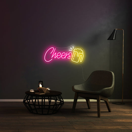 Cheer With Beer Neon Sign