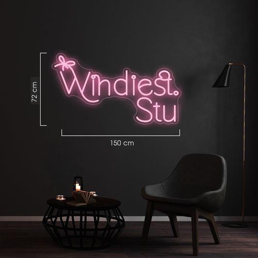 Windiest custom sign Remaining Amount