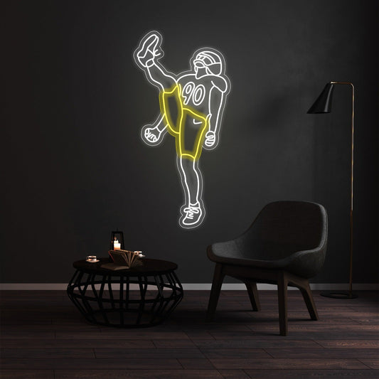 NFL Player Neon Sign