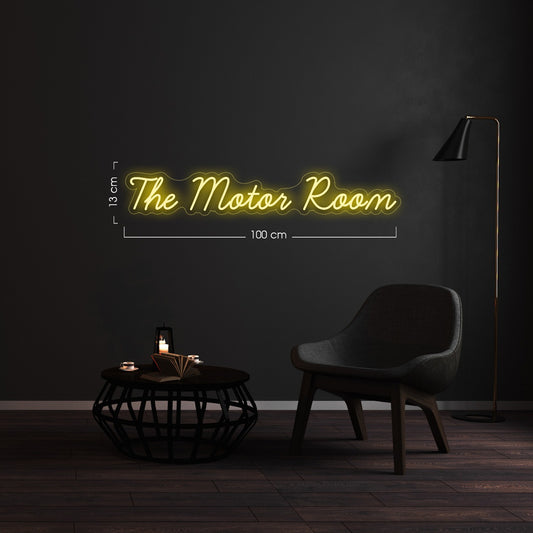 The Motor Room - Custom Sign