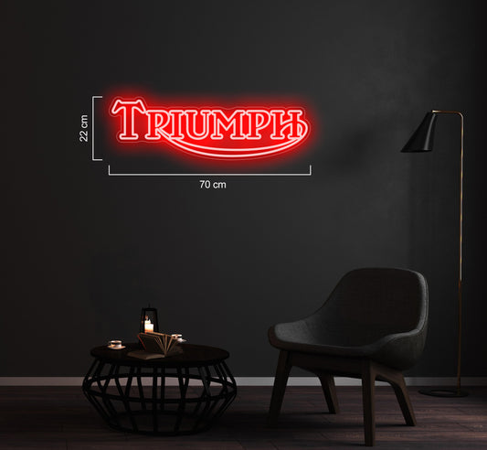 Custom Neon Sign - Triumph