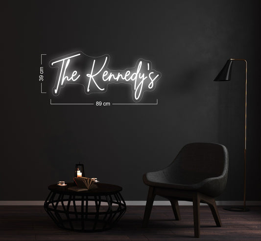 The Kennedy’s custom sign