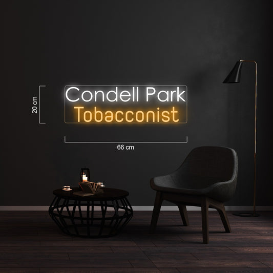 condell park tobacconist neon sign