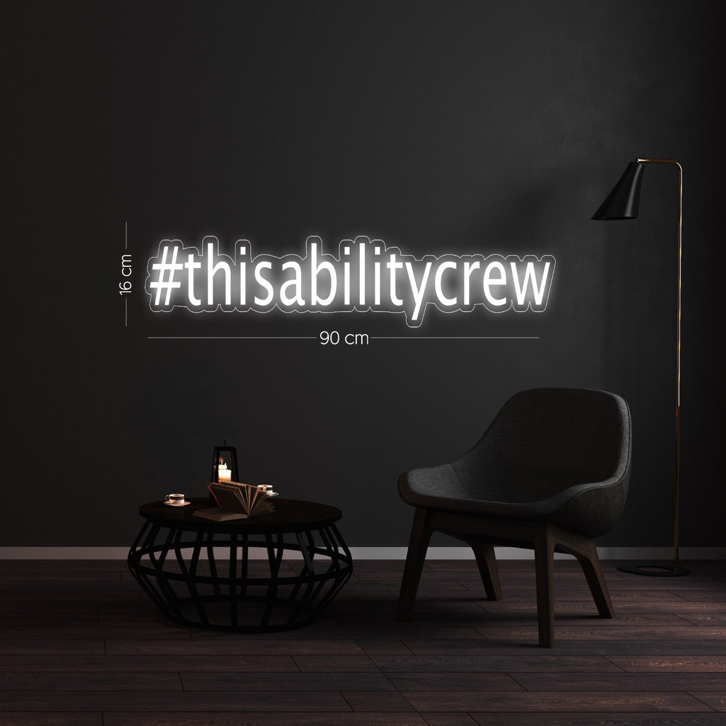 custome neon sign the ability crew