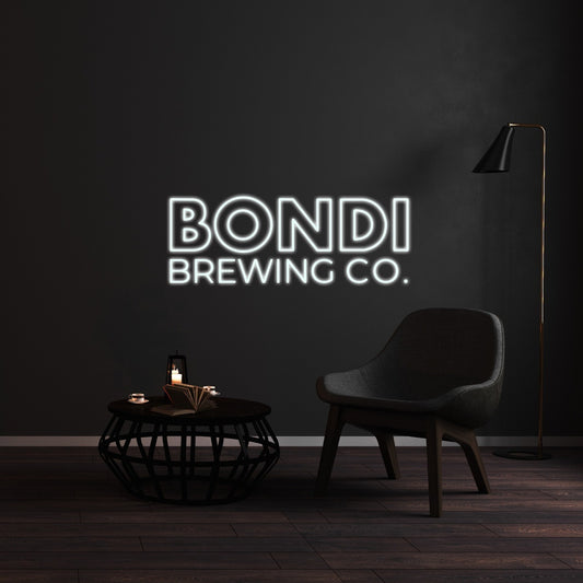 Custom Bondi Brewing sign