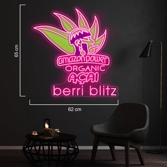 custom neon sign berri blitz