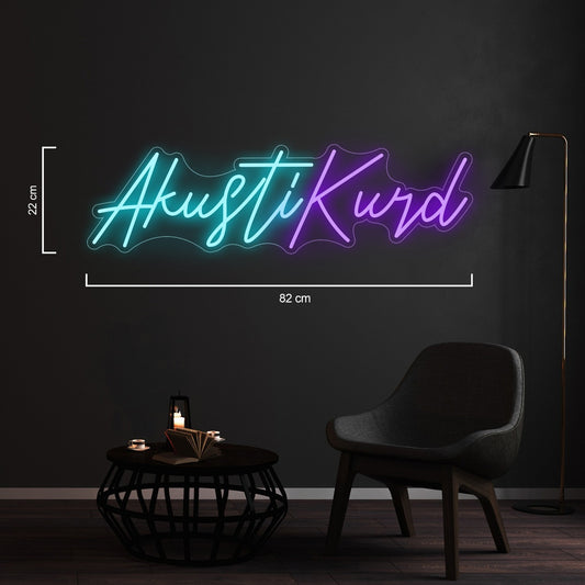 AkustiKurd Custom Neon Sign