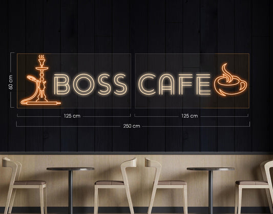 BOSS CAFE - Custom Neon Signs