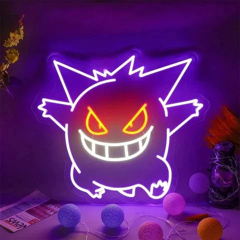 Gengar Anime Neon Sign