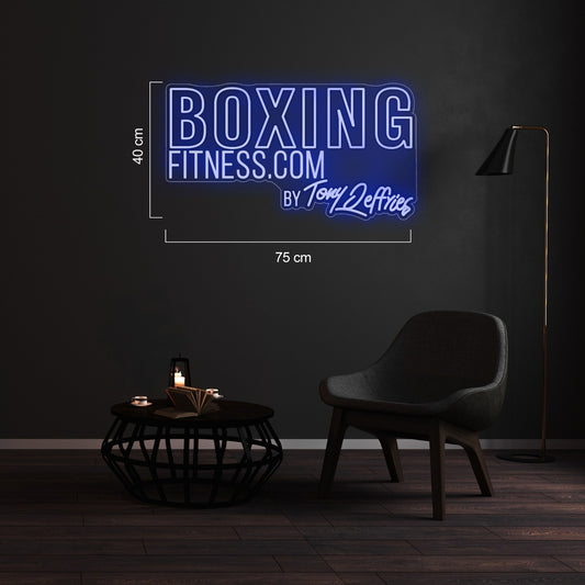 custom neon sign Boxing