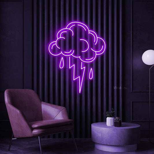 Cloud neon sign