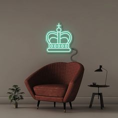 Crown Neon sign