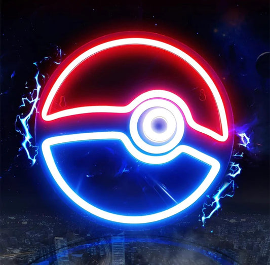 Pokeball Neon Sign