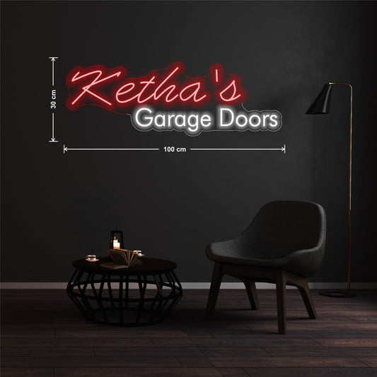 custom neon sign ketha