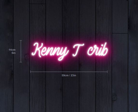 Kenny T crib custom neon sign