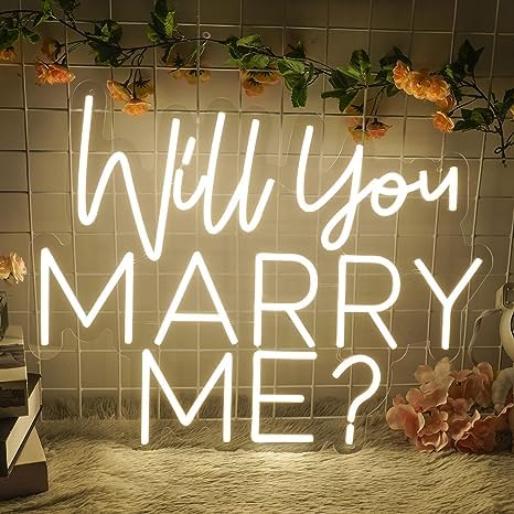 Will You Marry Me Neon