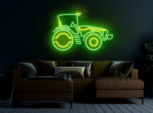 Busch Light Tractor Neon Sign