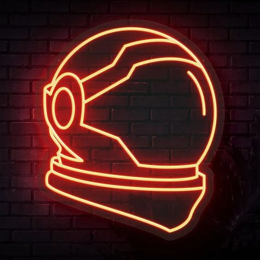 Astronaut Helmet Sign