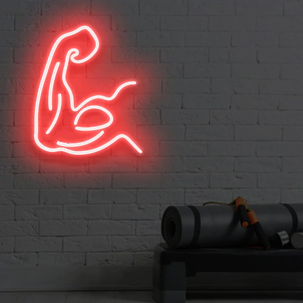 Muscle neon sign