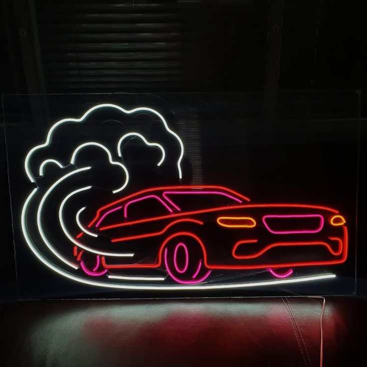 Car with smoke