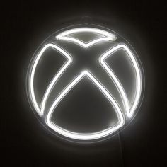 X box white sign