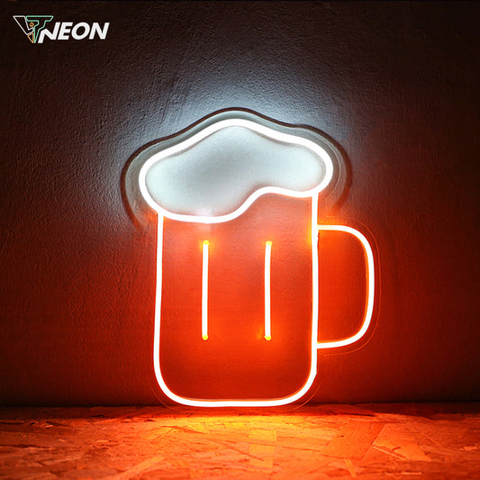 Beer Cup Neon Sign