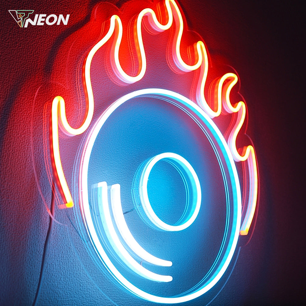 Flaming Mix Neon Sign
