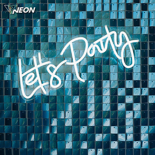 Lets Party Neon Sign